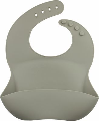 Aangepast Logo Silicone Baby Bib, Waterdichte het Voeden Slabben voor Meisjesjongens