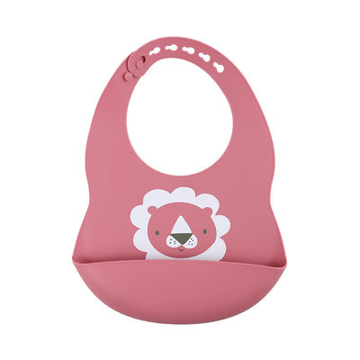Van het de Babysilicone van de Pantonekleur de Slabdouane met Leuke Dierlijke Luiaarddruk