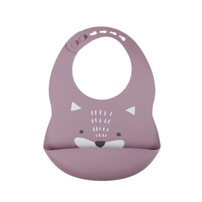 Van het de Babysilicone van de Pantonekleur de Slabdouane met Leuke Dierlijke Luiaarddruk