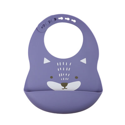 Van het de Babysilicone van de Pantonekleur de Slabdouane met Leuke Dierlijke Luiaarddruk