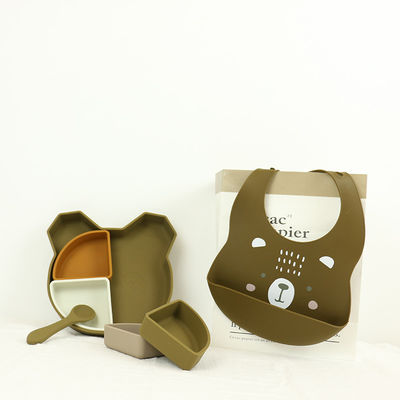 Van de het Siliconebaby van het druk Dierlijke Patroon de Slab Waterdichte Antibacterieel