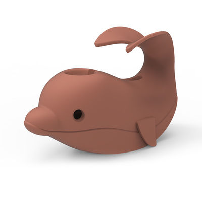 Leuk Naar maat gemaakt Silicone, de Dekking van Badkuipspuiten met de Vorm van de Rinocerosdolfijn