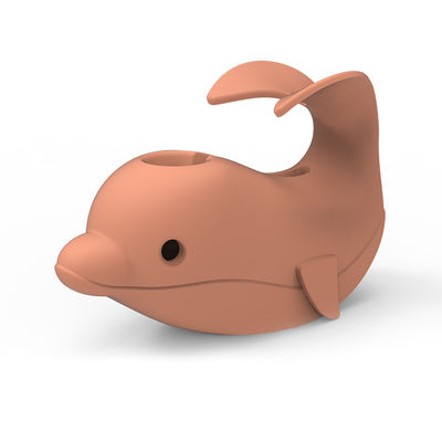 Leuk Naar maat gemaakt Silicone, de Dekking van Badkuipspuiten met de Vorm van de Rinocerosdolfijn