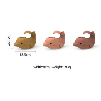 Leuk Naar maat gemaakt Silicone, de Dekking van Badkuipspuiten met de Vorm van de Rinocerosdolfijn