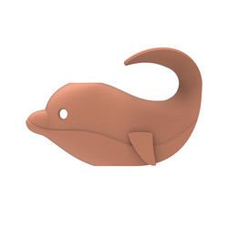Leuk Naar maat gemaakt Silicone, de Dekking van Badkuipspuiten met de Vorm van de Rinocerosdolfijn