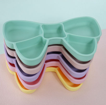 De Zuigingsbaby van het douanesilicone het Voeden Boogplaat BPA Vrije Voedselrang