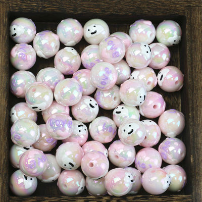 Chunky Gumball Roze Kleur Bulk Bubblegum Kralen Acryl Losse Kralen Voor Sieraden