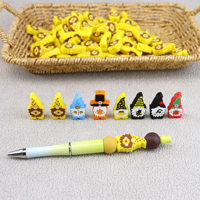 Leuke de Gnomen Brandpuntsparels 100 PCs-Douane Lage MOQ van het Beeldverhaalsilicone