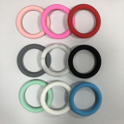 De in het groot PISSEN-Parels van de Silicone brandpuntso-ring voor DIY keychains
