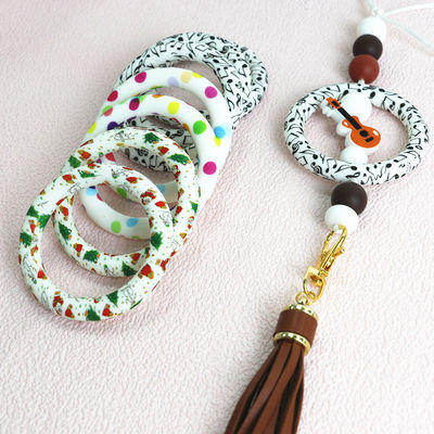 Het silicone drukte O Ring Beads voor Al zeer belangrijke keten van het Mensengebruik DIY of andere decoratie