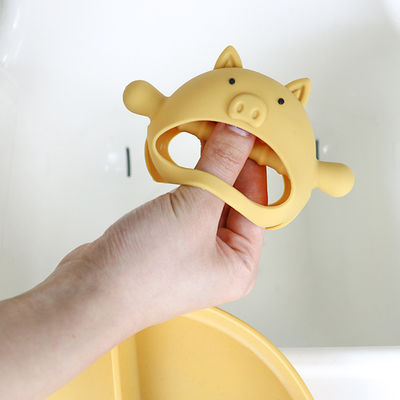 Van de het varkensvorm van douane Divers Vormen van de het handvatgreep Silicone Teether voor Baby met Diverse Ontwerpen