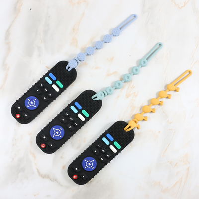 Producten van het de Babytandjes krijgen van douane stuk speelgoed Diverse Ontwerpen in Divers het controlemechanismesilicone van Kleurentv teether