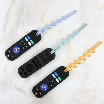 Producten van het de Babytandjes krijgen van douane stuk speelgoed Diverse Ontwerpen in Divers het controlemechanismesilicone van Kleurentv teether