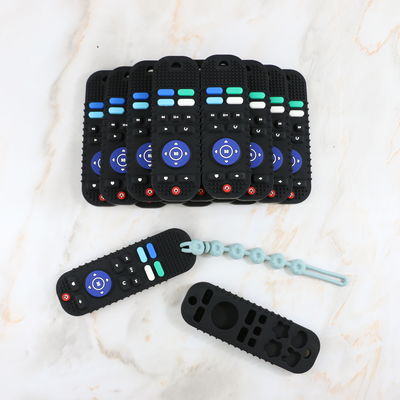 Producten van het de Babytandjes krijgen van douane stuk speelgoed Diverse Ontwerpen in Divers het controlemechanismesilicone van Kleurentv teether