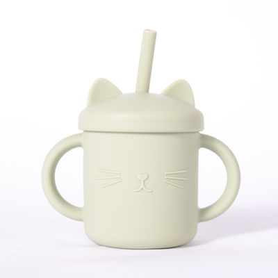 Siliconen Sippy Cup van voedingskwaliteit om veilig te drinken