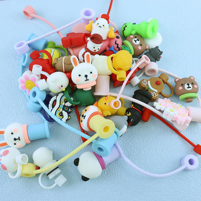 Groothandel beschikbare Straw Topper Charms voor verschillende materiaalgroottes Straw Sippy