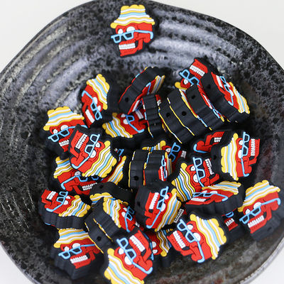 in het groot lage van het het beeldverhaaldiy Silicone van MOQ goedkope leuke het Tandjes krijgenparels voor pennen keychains