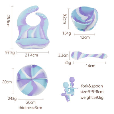 FDA Goedgekeurde de Platen Duurzame niet Giftige Hittebestendig van het Peutersilicone