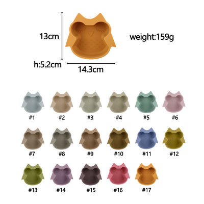 De Kom Vastgestelde Afwasmachine Safe New Arrivals Owl Shape van het microgolfsilicone