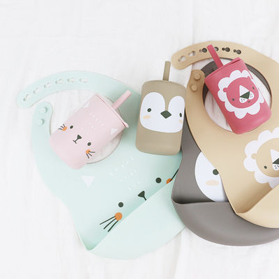 OEM Baby Feeding Bib - One Piece In A Polybag voor baby's en zuigelingen die siliconen bib voeden
