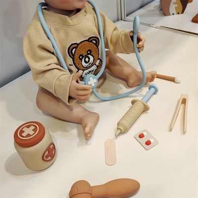 ODM siliconen speeltjes voor baby's met functionaliteit voor het spelen van rollen van artsen