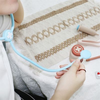 ODM Baby Silicone Speelgoed Eco-vriendelijk MOQ 100 BPA Free Kids Silicone Doctor Kit