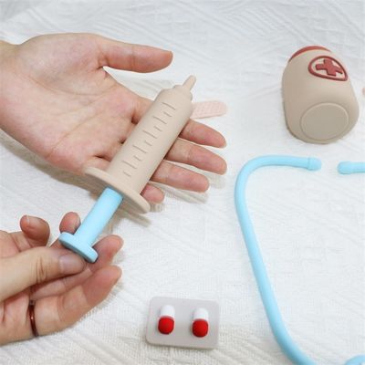 Gepersonaliseerd Baby Silicone Speelgoed Functie Arts Rol Speel Kinderen Verpleegkundige Rol Speelgoed Sets