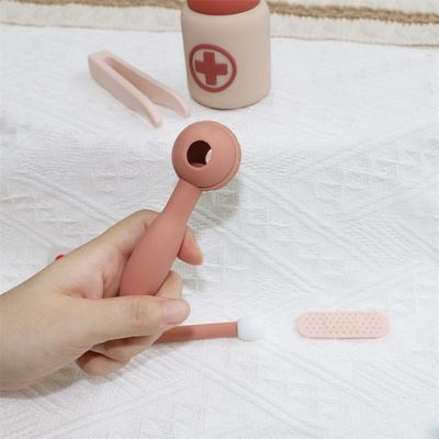 Gepersonaliseerd Baby Silicone Speelgoed Functie Arts Rol Speel Kinderen Verpleegkundige Rol Speelgoed Sets