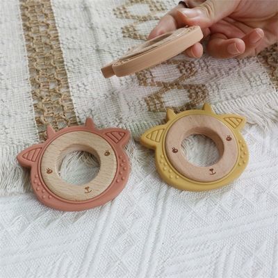 Verzachtende tandvlees Silicone baby tanden tanden spelen gladde schapen walvis