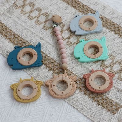 Verzachtende tandvlees Silicone baby tanden tanden spelen gladde schapen walvis