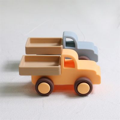 Gepersonaliseerde baby siliconen auto speelgoed hardlopende siliconen auto's kinderen spelen