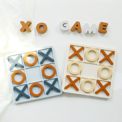 Groothandel Volledig Silicone XO Puzzles Custom Logo Brand Baby Educational Silicone Puzzle Toys