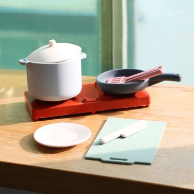 Fabriek Nieuwe aankomst Pretend Play Set Keuken Speelgoed Montessori Onderwijs Silica Gel Keuken Silica Speelgoed