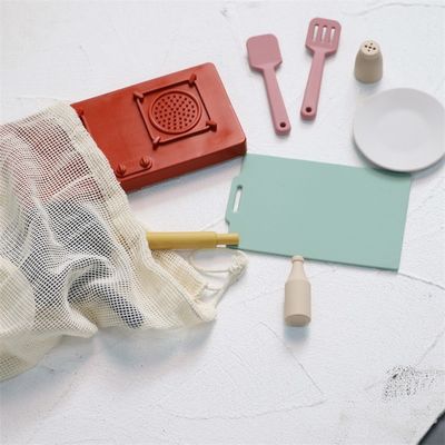 Fabriek Nieuwe aankomst Pretend Play Set Keuken Speelgoed Montessori Onderwijs Silica Gel Keuken Silica Speelgoed