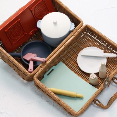 Fabriek Nieuwe aankomst Pretend Play Set Keuken Speelgoed Montessori Onderwijs Silica Gel Keuken Silica Speelgoed