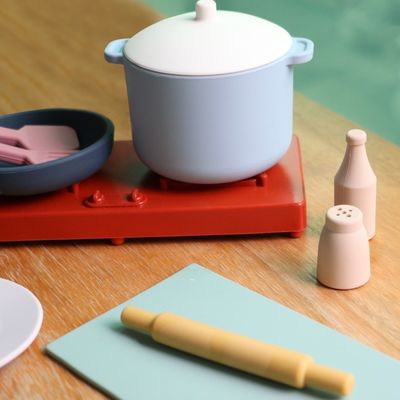 Fabriek Nieuwe aankomst Pretend Play Set Keuken Speelgoed Montessori Onderwijs Silica Gel Keuken Silica Speelgoed
