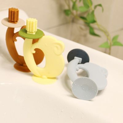 BPA-vrij tanden Silicone zachte textuur gemakkelijk vast te houden Helpt bij tandpijn Verlichting Beste baby tanden speelgoed