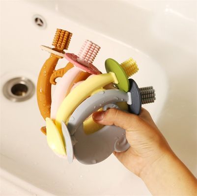 BPA-vrij tanden Silicone zachte textuur gemakkelijk vast te houden Helpt bij tandpijn Verlichting Beste baby tanden speelgoed