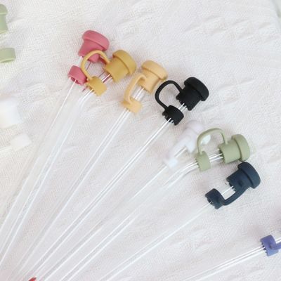 Op maat gemaakte siliconen strooptoppers voor tumblers siliconen stroopkappen pvc vrij bpa vrij