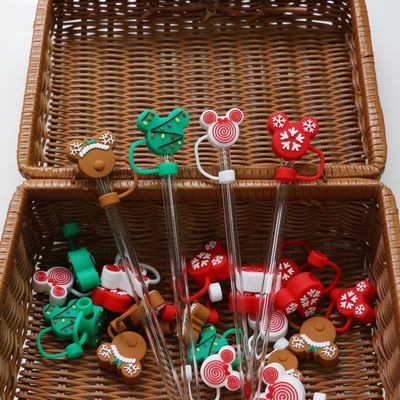 Fabriek Groothandel en Custom Full Silicone Bpa Free Food Grade Silicone Straw Topper Hoed Hoedjes Voor Drinkstraw