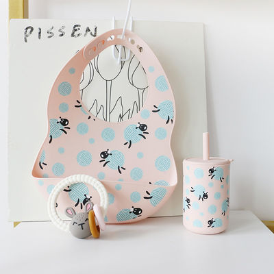 Silicone babybibb waterdicht en vlekvrij - bestand tegen rotzooi - gratis maaltijd