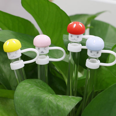Gepersonaliseerde openbare paddenstoelontwerp 10 mm strooptopper voor tumbler cup volle siliconen stroopbedekking hoeden