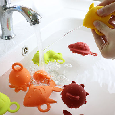 Volledig Silikon Straw Cover In 3D Design Lichtgewicht Silikon Baby Toys