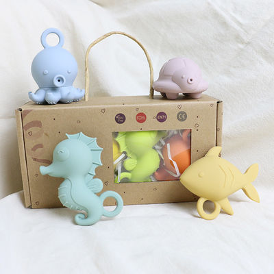 Volledig Silikon Straw Cover In 3D Design Lichtgewicht Silikon Baby Toys