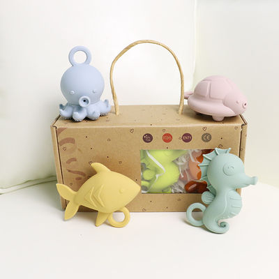Volledig Silikon Straw Cover In 3D Design Lichtgewicht Silikon Baby Toys