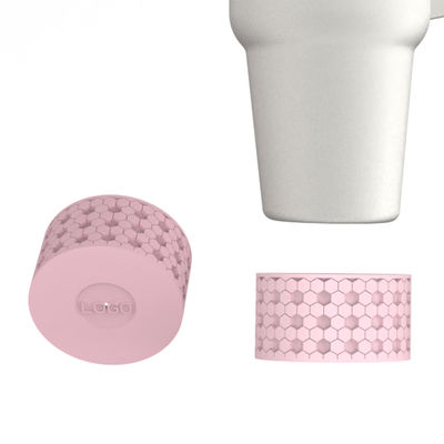 Custom 3D siliconen beker Bumper Boot flesje mouw voor 20 30 40 oz Tumbler met Handle beker siliconen deksel flessen onderste deksel