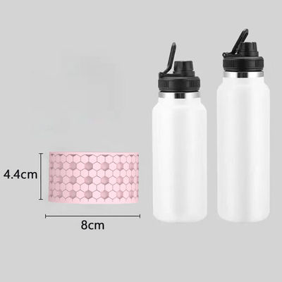 Custom 3D siliconen beker Bumper Boot flesje mouw voor 20 30 40 oz Tumbler met Handle beker siliconen deksel flessen onderste deksel