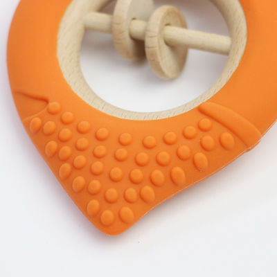 Karottenfabriek Baby Bpa Gratis Groothandel Silicone Baby Teething Toys Bpa Gratis Baby Shape Teether Perfecte maat voor kleine hand