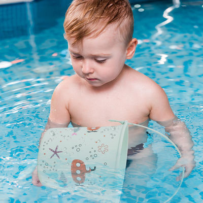 BSCI Fabriek groothandel op maat EN71 getest warmteoverdracht printing licht wit siliconen Baby Toys kit zand strand speelgoed set voor kinderen