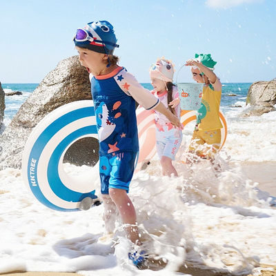 BSCI Fabriek groothandel op maat EN71 getest warmteoverdracht printing licht wit siliconen Baby Toys kit zand strand speelgoed set voor kinderen